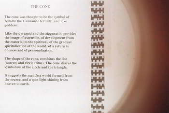 a text about the symbolism of cones